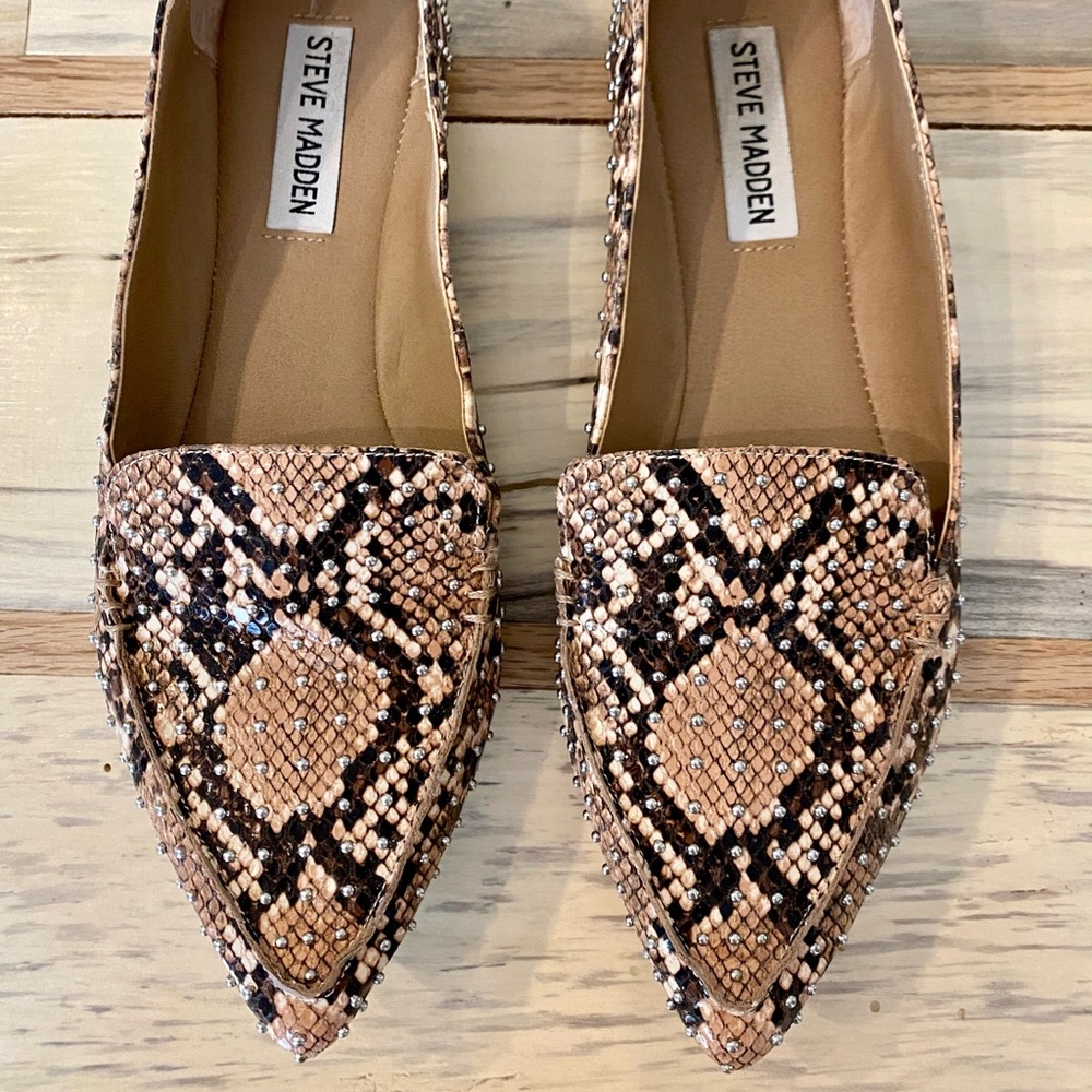 Steve Madden Feather Studded Loafer